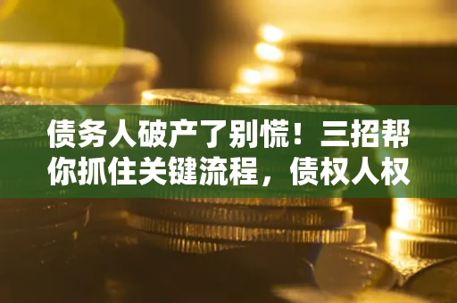 北京债务人破产了别慌！三招帮你抓住关键流程，债权人权益不再缩水